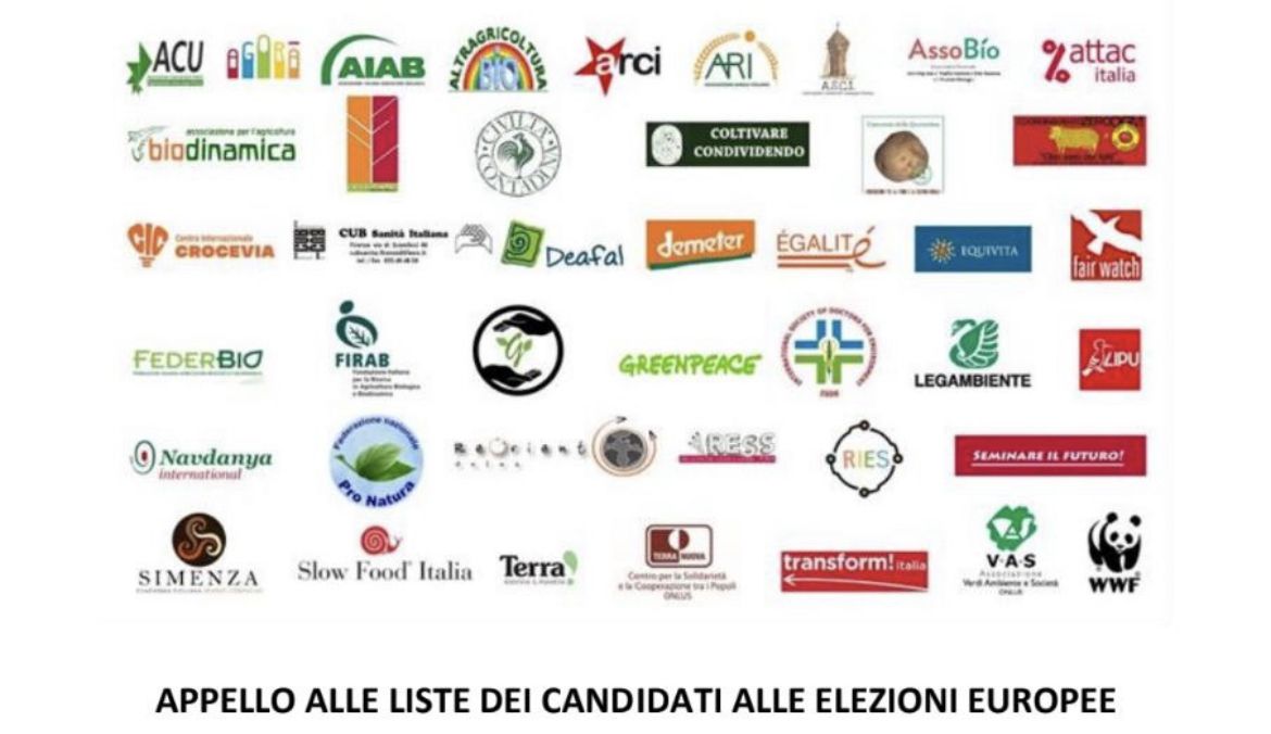 APPELLO ALLE LISTE DEI CANDIDATI ALLE ELEZIONI EUROPEE Coalizione "Italia Libera da OGM"